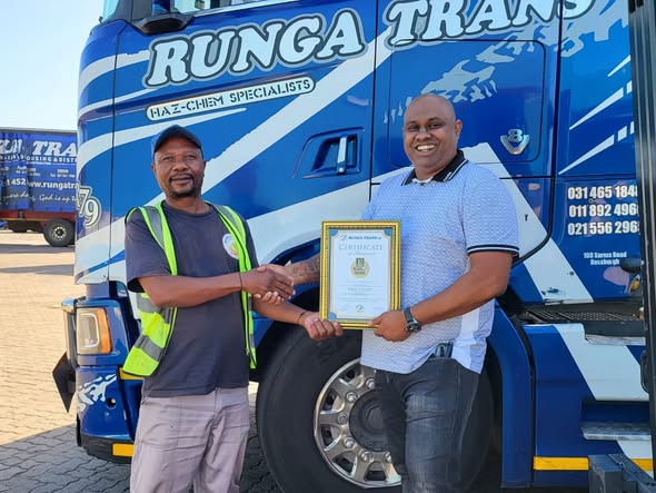 Runga Trans Safety and Compliance Award